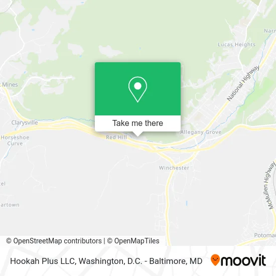 Hookah Plus LLC map