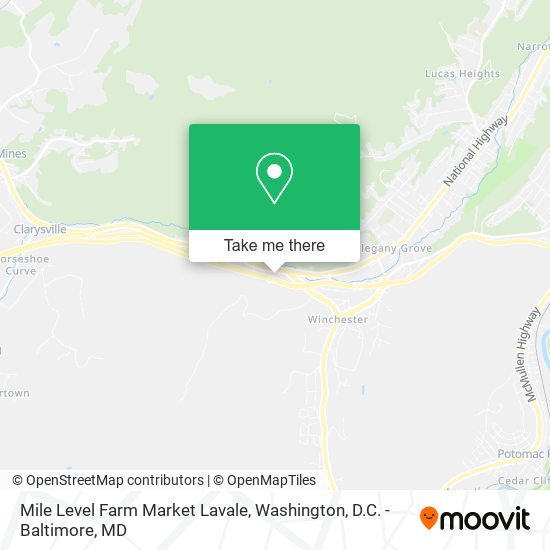 Mapa de Mile Level Farm Market Lavale