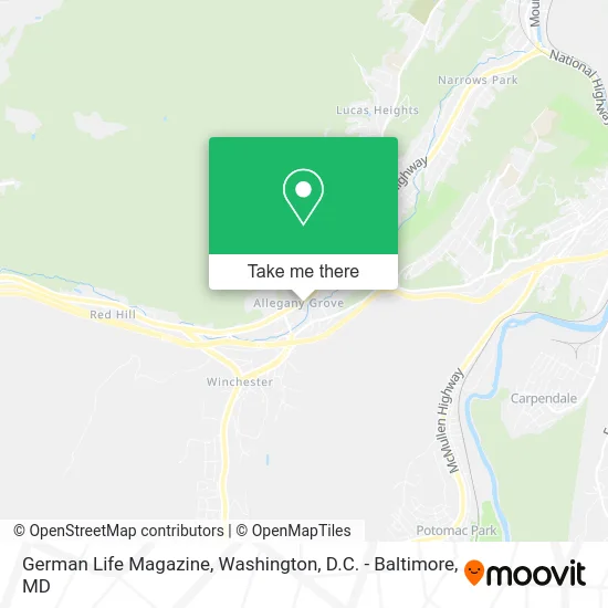 German Life Magazine map