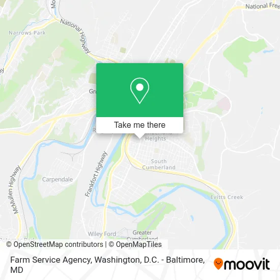 Farm Service Agency map