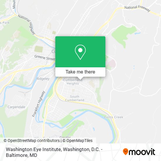 Washington Eye Institute map