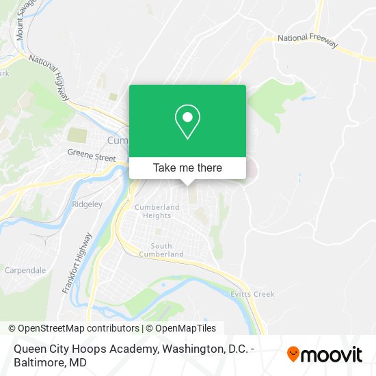 Mapa de Queen City Hoops Academy
