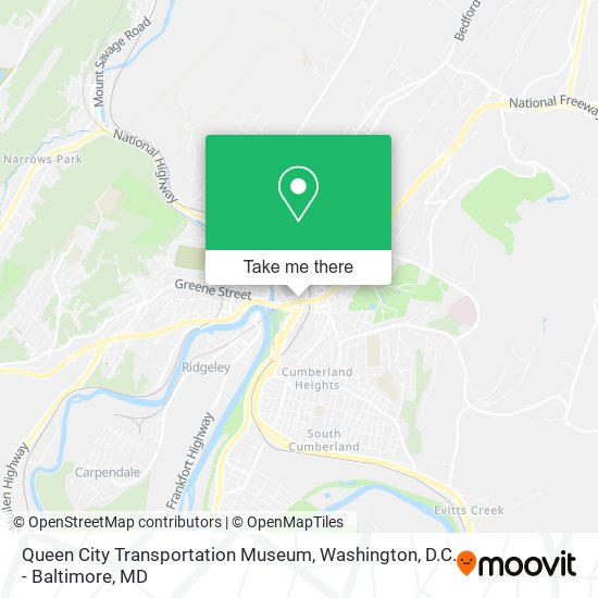 Queen City Transportation Museum map