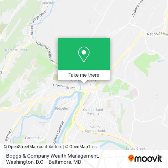 Boggs & Company Wealth Management map