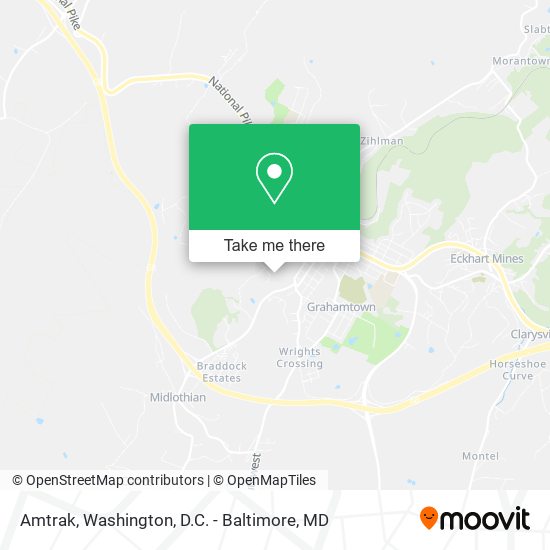 Mapa de Amtrak