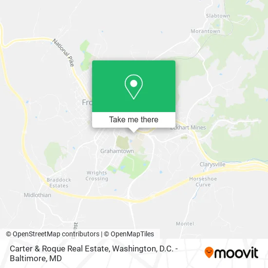 Carter & Roque Real Estate map