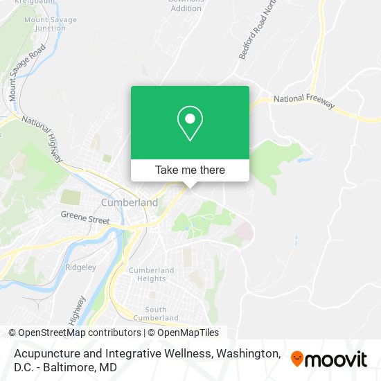 Acupuncture and Integrative Wellness map