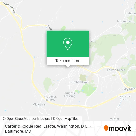 Carter & Roque Real Estate map