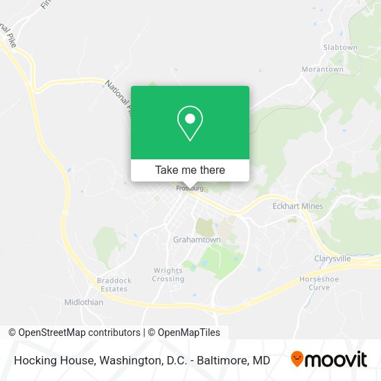 Mapa de Hocking House