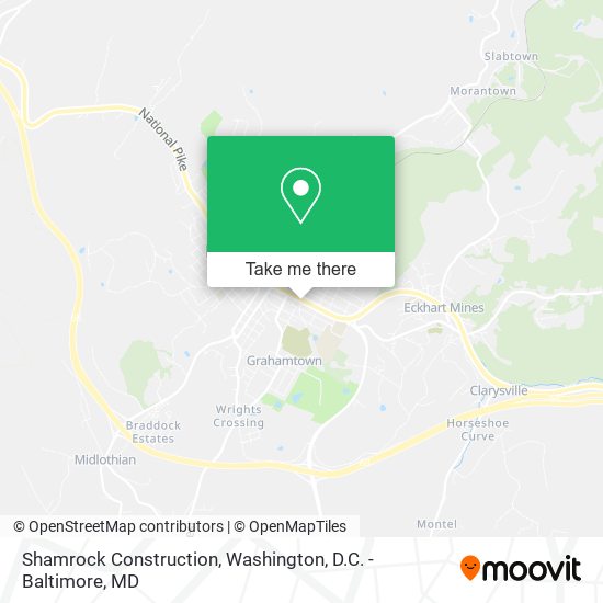 Shamrock Construction map