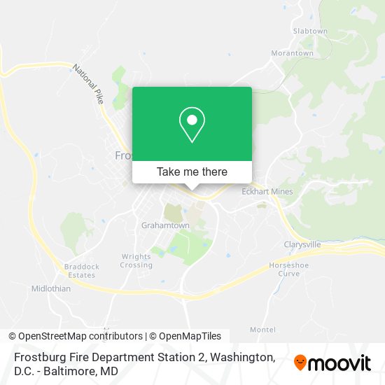 Frostburg Fire Department Station 2 map