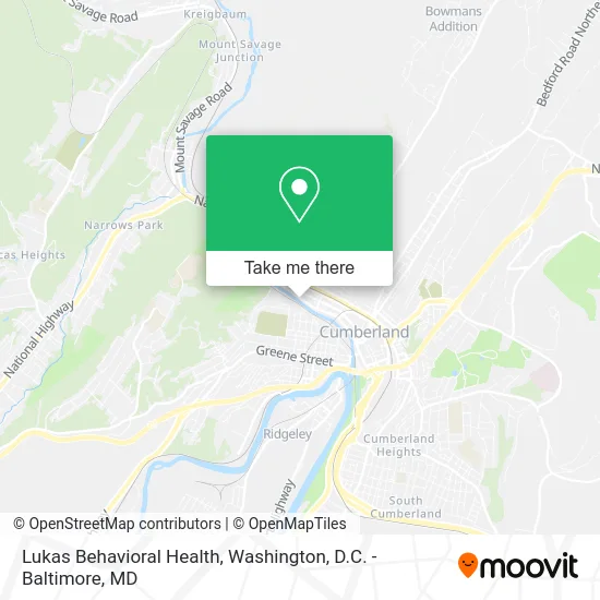 Lukas Behavioral Health map