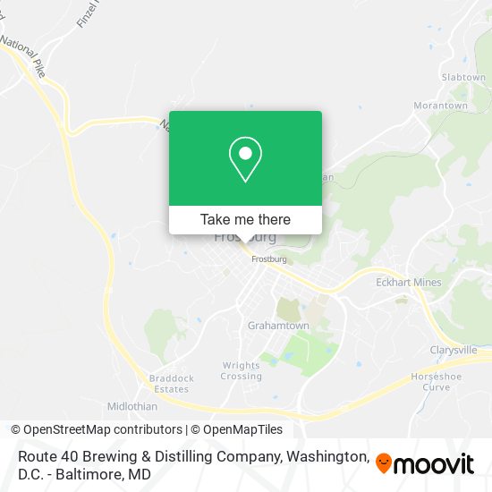 Route 40 Brewing & Distilling Company map