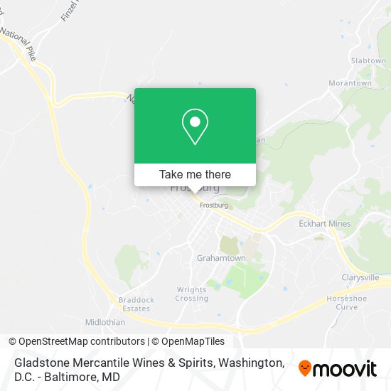 Gladstone Mercantile Wines & Spirits map