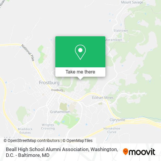 Mapa de Beall High School Alumni Association