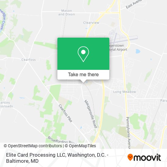 Mapa de Elite Card Processing LLC