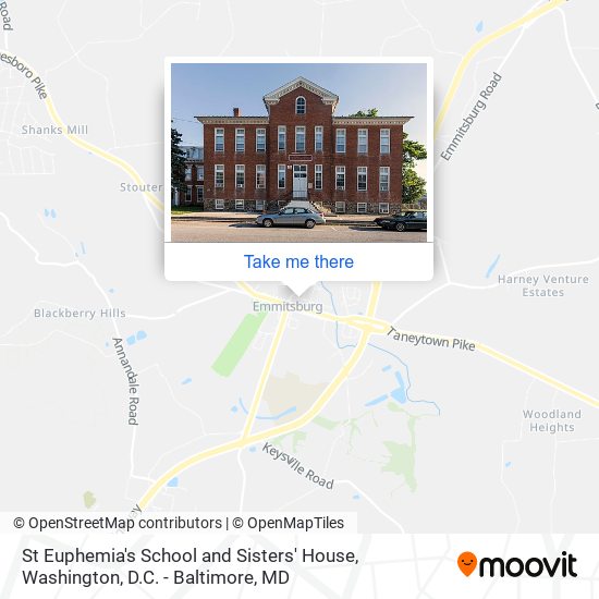 St Euphemia's School and Sisters' House map