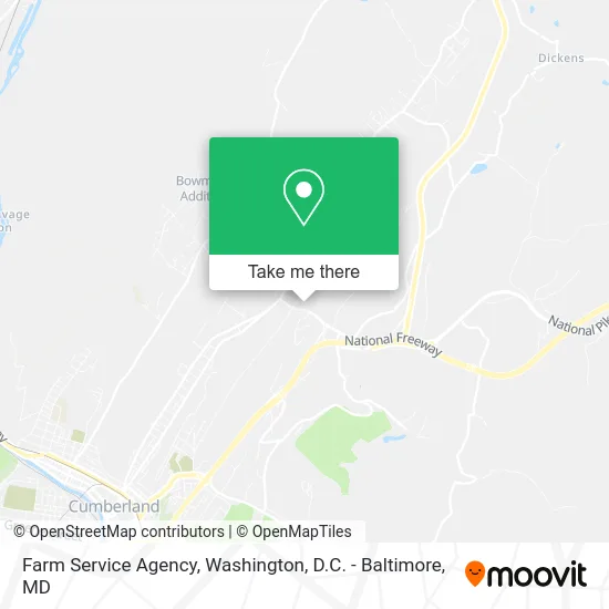Farm Service Agency map