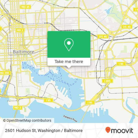 2601 Hudson St, Baltimore, MD 21224 map