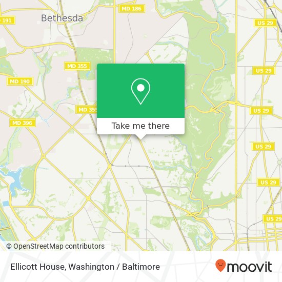 Mapa de Ellicott House, 4849 Connecticut Ave NW