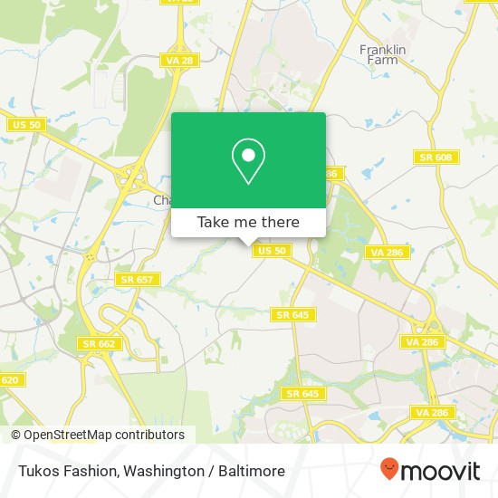 Mapa de Tukos Fashion, 3981 Flagg Ct