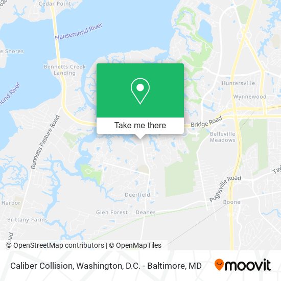 Caliber Collision map