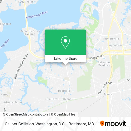Caliber Collision map