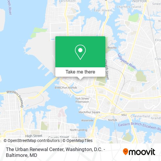 Mapa de The Urban Renewal Center
