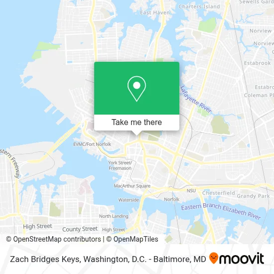 Zach Bridges Keys map