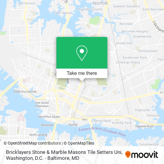 Bricklayers Stone & Marble Masons Tile Setters Uni map