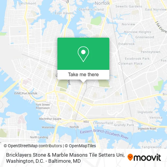 Bricklayers Stone & Marble Masons Tile Setters Uni map