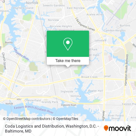 Mapa de Coda Logistics and Distribution