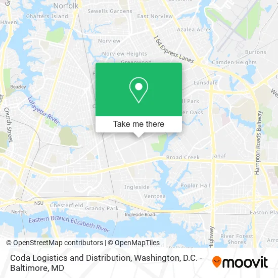 Mapa de Coda Logistics and Distribution