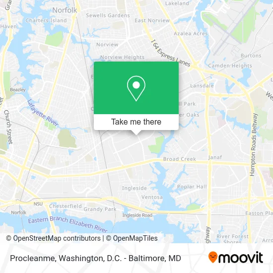 Procleanme map