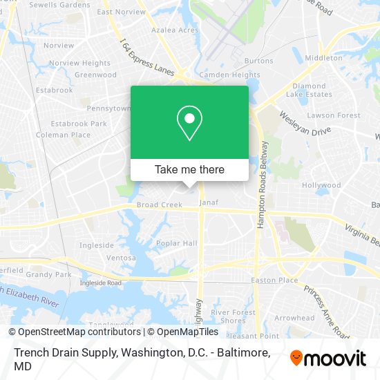 Trench Drain Supply map