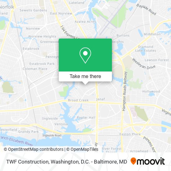 TWF Construction map