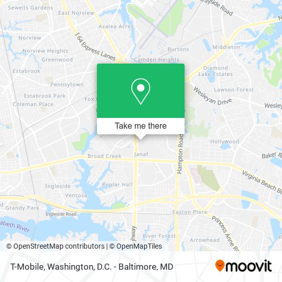 Mapa de T-Mobile