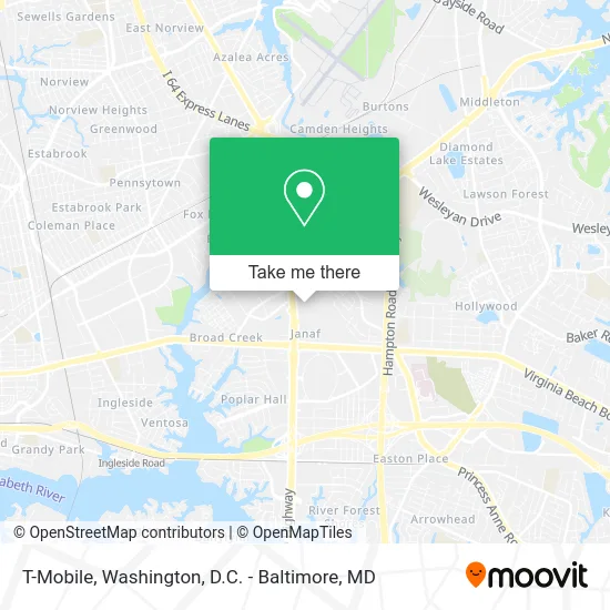 T-Mobile map