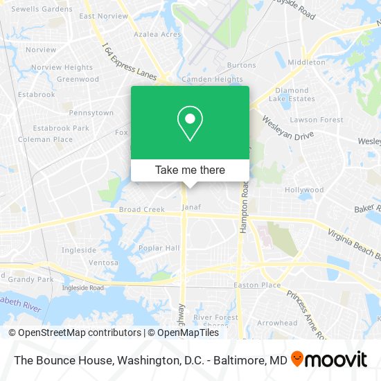 The Bounce House map