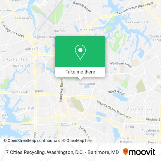7 Cities Recycling map