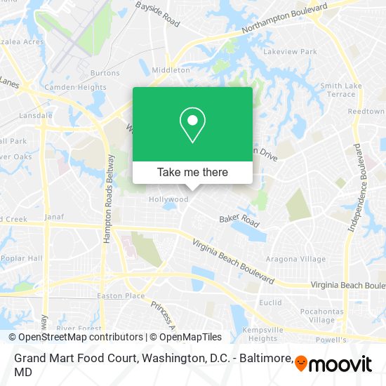 Mapa de Grand Mart Food Court