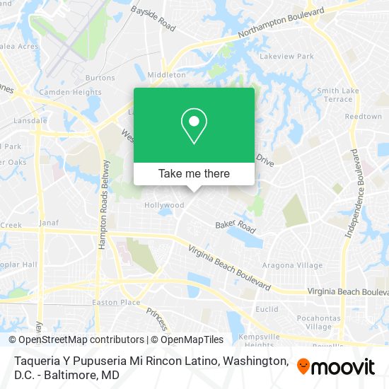 Taqueria Y Pupuseria Mi Rincon Latino map