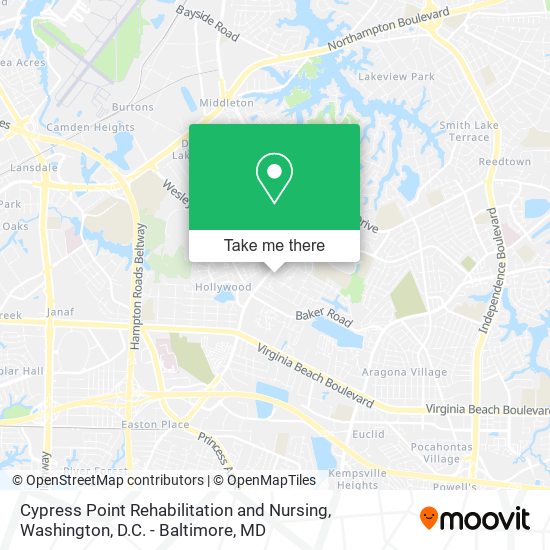 Mapa de Cypress Point Rehabilitation and Nursing