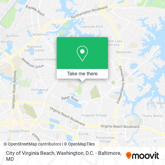 City of Virginia Beach map