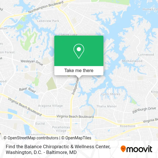 Find the Balance Chiropractic & Wellness Center map
