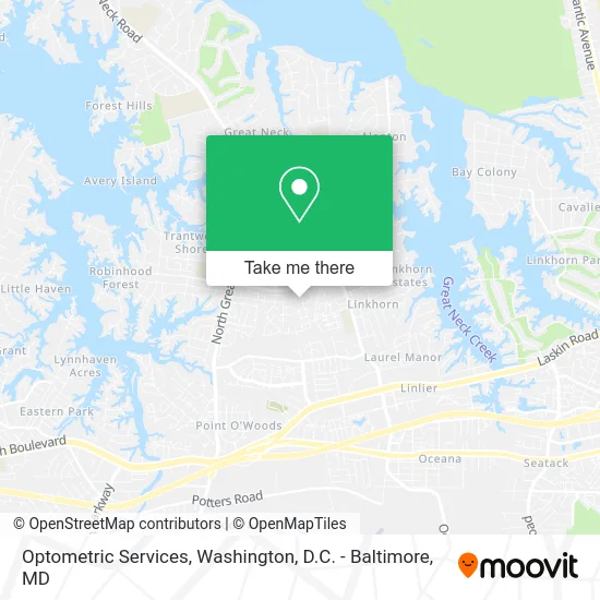 Optometric Services map