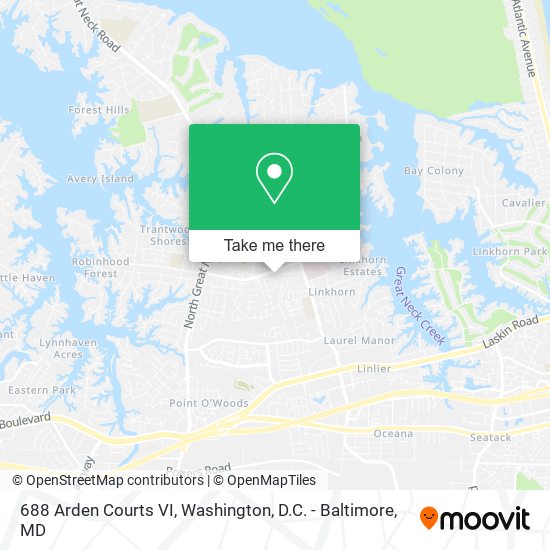 Mapa de 688 Arden Courts VI