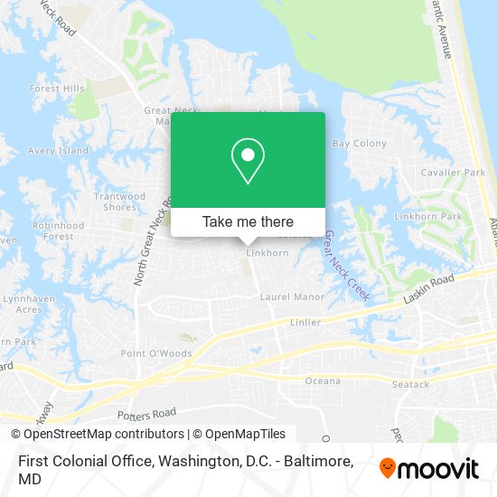 First Colonial Office map