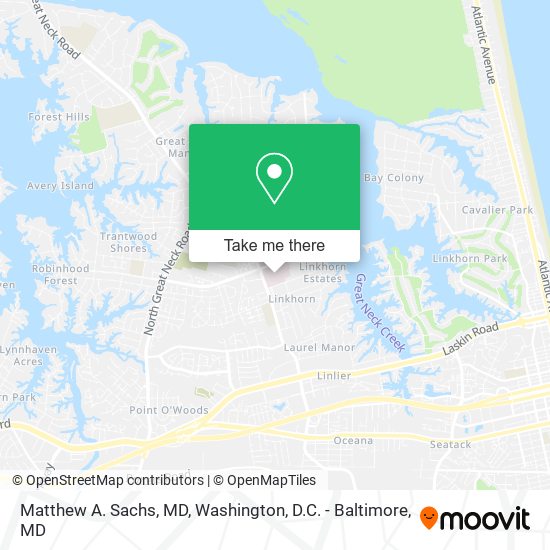Matthew A. Sachs, MD map