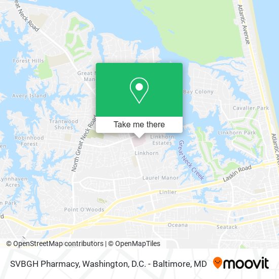 SVBGH Pharmacy map